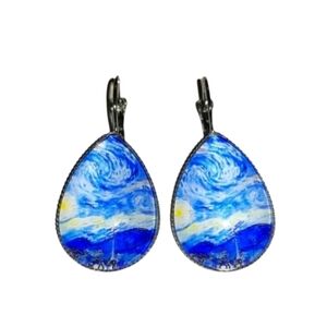 Handcrafted Starry Night Earrings